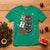 Funny Christmas Black Cat Triple Ho T Shirt - Wonder Print Shop