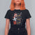 Funny Christmas Black Cat Triple Ho T Shirt For Women - Wonder Print Shop