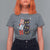 Funny Christmas Black Cat Triple Ho T Shirt For Women - Wonder Print Shop