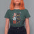 Funny Christmas Black Cat Triple Ho T Shirt For Women - Wonder Print Shop
