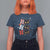 Funny Christmas Black Cat Triple Ho T Shirt For Women - Wonder Print Shop