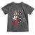 Funny Christmas Black Cat Triple Ho Toddler T Shirt