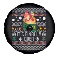 Funny Christmas Lil Dumpster Fire Spare Tire Cover It Is Finally Over 2025 - Wonder Print Shop
