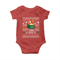 Funny Christmas Lil Dumpster Fire Baby Onesie It Is Finally Over 2025 - Wonder Print Shop