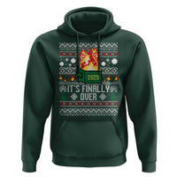 Funny Christmas Lil Dumpster Fire Hoodie It Is Finally Over 2025 - Wonder Print Shop