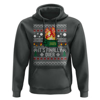 Funny Christmas Lil Dumpster Fire Hoodie It Is Finally Over 2025 - Wonder Print Shop