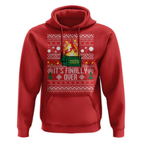 Funny Christmas Lil Dumpster Fire Hoodie It Is Finally Over 2025 - Wonder Print Shop