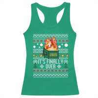 Funny Christmas Lil Dumpster Fire Racerback Tank Top It Is Finally Over 2025 - Wonder Print Shop
