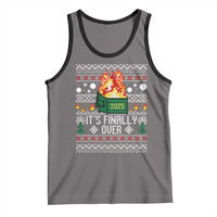 Funny Christmas Lil Dumpster Fire Tank Top It Is Finally Over 2025 - Wonder Print Shop