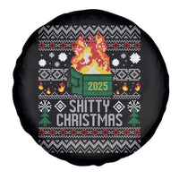 Funny Xmas Lil Dumpster Fire Spare Tire Cover Shitty Christmas Festive Holiday - Wonder Print Shop