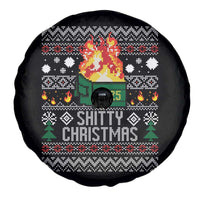Funny Xmas Lil Dumpster Fire Spare Tire Cover Shitty Christmas Festive Holiday - Wonder Print Shop