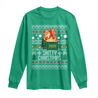 Funny Xmas Lil Dumpster Fire Long Sleeve Shirt Shitty Christmas Festive Holiday - Wonder Print Shop