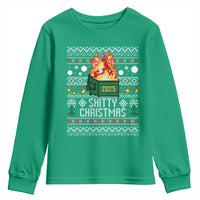 Funny Xmas Lil Dumpster Fire Youth Sweatshirt Shitty Christmas Festive Holiday - Wonder Print Shop
