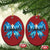 Jesus God Nativity Scene Coquette Bow Xmas Christmas Ornament - Wonder Print Shop