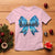 Jesus God Nativity Scene Coquette Bow Christmas T Shirt - Wonder Print Shop