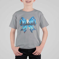 Jesus God Nativity Scene Coquette Bow Christmas T Shirt For Kid - Wonder Print Shop