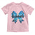 Jesus God Nativity Scene Coquette Bow Christmas Toddler T Shirt
