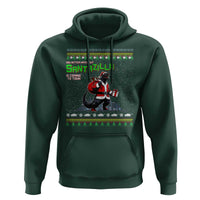 Funny Christmas Santa Godzilla Hoodie You Better Watch Out Santazilla Is Coming To Town