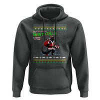 Funny Christmas Santa Godzilla Hoodie You Better Watch Out Santazilla Is Coming To Town