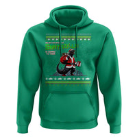 Funny Christmas Santa Godzilla Hoodie You Better Watch Out Santazilla Is Coming To Town
