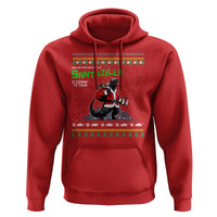 Funny Christmas Santa Godzilla Hoodie You Better Watch Out Santazilla Is Coming To Town