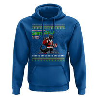 Funny Christmas Santa Godzilla Hoodie You Better Watch Out Santazilla Is Coming To Town