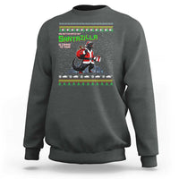 Funny Christmas Santa Godzilla Sweatshirt You Better Watch Out Santazilla Is Coming To Town - Wonder Print Shop