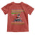 Funny Christmas Santa Godzilla Toddler T Shirt You Better Watch Out Santazilla Is Coming To Town