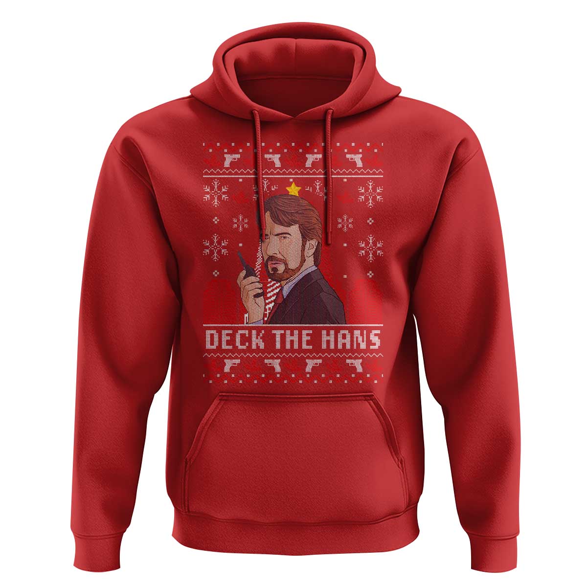 Funny Christmas Nakatomi Plaza Hoodie Deck The Hans