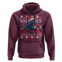 Funny Christmas Santa Godzilla Hoodie A Very Godzilla Xmas Japanese Monster