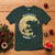Funny Christmas Godzilla T Shirt Falalala Godzil La Santa Reindeers Xmas Japanese Monster - Wonder Print Shop