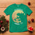 Funny Christmas Godzilla T Shirt Falalala Godzil La Santa Reindeers Xmas Japanese Monster - Wonder Print Shop