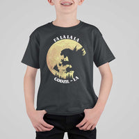 Funny Christmas Godzilla T Shirt For Kid Falalala Godzil La Santa Reindeers Xmas Japanese Monster - Wonder Print Shop