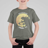 Funny Christmas Godzilla T Shirt For Kid Falalala Godzil La Santa Reindeers Xmas Japanese Monster - Wonder Print Shop