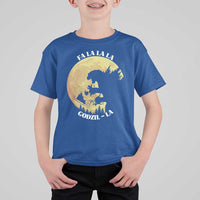 Funny Christmas Godzilla T Shirt For Kid Falalala Godzil La Santa Reindeers Xmas Japanese Monster - Wonder Print Shop
