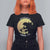 Funny Christmas Godzilla T Shirt For Women Falalala Godzil La Santa Reindeers Xmas Japanese Monster - Wonder Print Shop