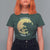 Funny Christmas Godzilla T Shirt For Women Falalala Godzil La Santa Reindeers Xmas Japanese Monster - Wonder Print Shop
