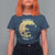 Funny Christmas Godzilla T Shirt For Women Falalala Godzil La Santa Reindeers Xmas Japanese Monster - Wonder Print Shop