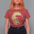 Funny Christmas Godzilla T Shirt For Women Falalala Godzil La Santa Reindeers Xmas Japanese Monster - Wonder Print Shop