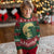 Funny Xmas Godzilla Ugly Christmas Sweater Falalala Godzil La Santa Reindeers Xmas Japanese Monster - Wonder Print Shop