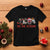Funny Christmas Ice Hockey T Shirt Tis The Season Santa Elf Hat Hockey Equipment - Wonder Print Shop