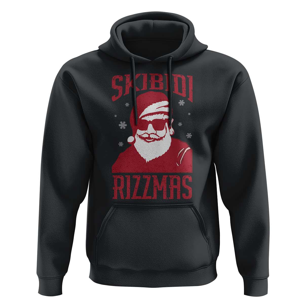Funny Christmas Santa Hoodie Skibidi Rizzmas Vintage Charisma Rizz Santa Claus