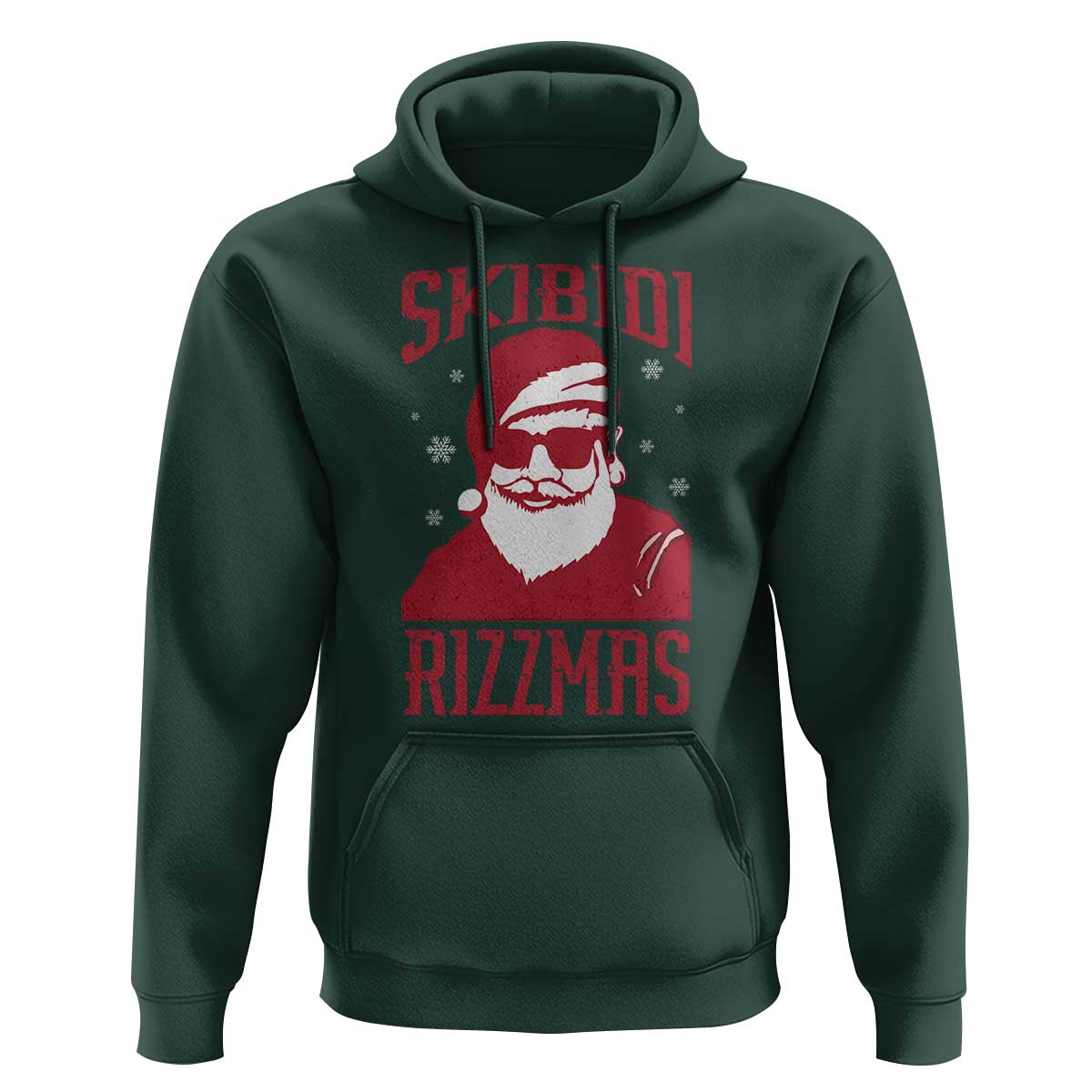 Funny Christmas Santa Hoodie Skibidi Rizzmas Vintage Charisma Rizz Santa Claus