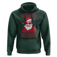 Funny Christmas Santa Hoodie Skibidi Rizzmas Vintage Charisma Rizz Santa Claus