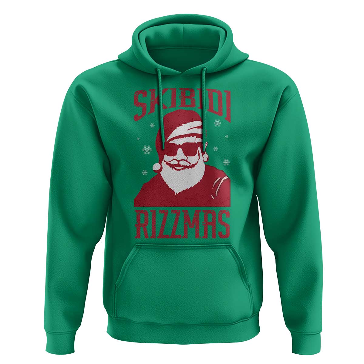 Funny Christmas Santa Hoodie Skibidi Rizzmas Vintage Charisma Rizz Santa Claus