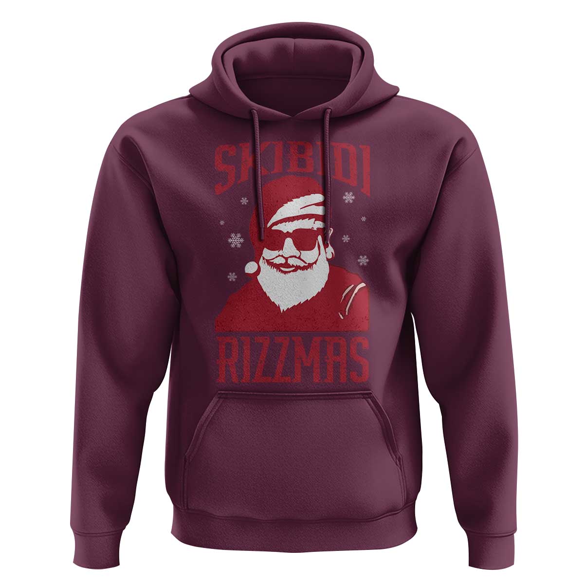Funny Christmas Santa Hoodie Skibidi Rizzmas Vintage Charisma Rizz Santa Claus