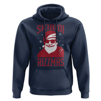 Funny Christmas Santa Hoodie Skibidi Rizzmas Vintage Charisma Rizz Santa Claus