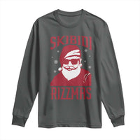 Funny Christmas Santa Long Sleeve Shirt Skibidi Rizzmas Vintage Charisma Rizz Santa Claus