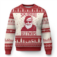 Funny Xmas Santa Ugly Christmas Sweater Skibidi Rizzmas Vintage Charisma Rizz Santa Claus - Wonder Print Shop