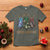 Funny Christmas Hunting T Shirt Season Greetings Camouflage Xmas Tree Reindeers - Wonder Print Shop